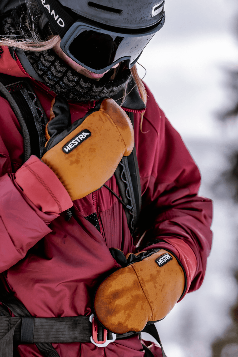 Army Leather Wool Terry - Mitt — image 7 of 8