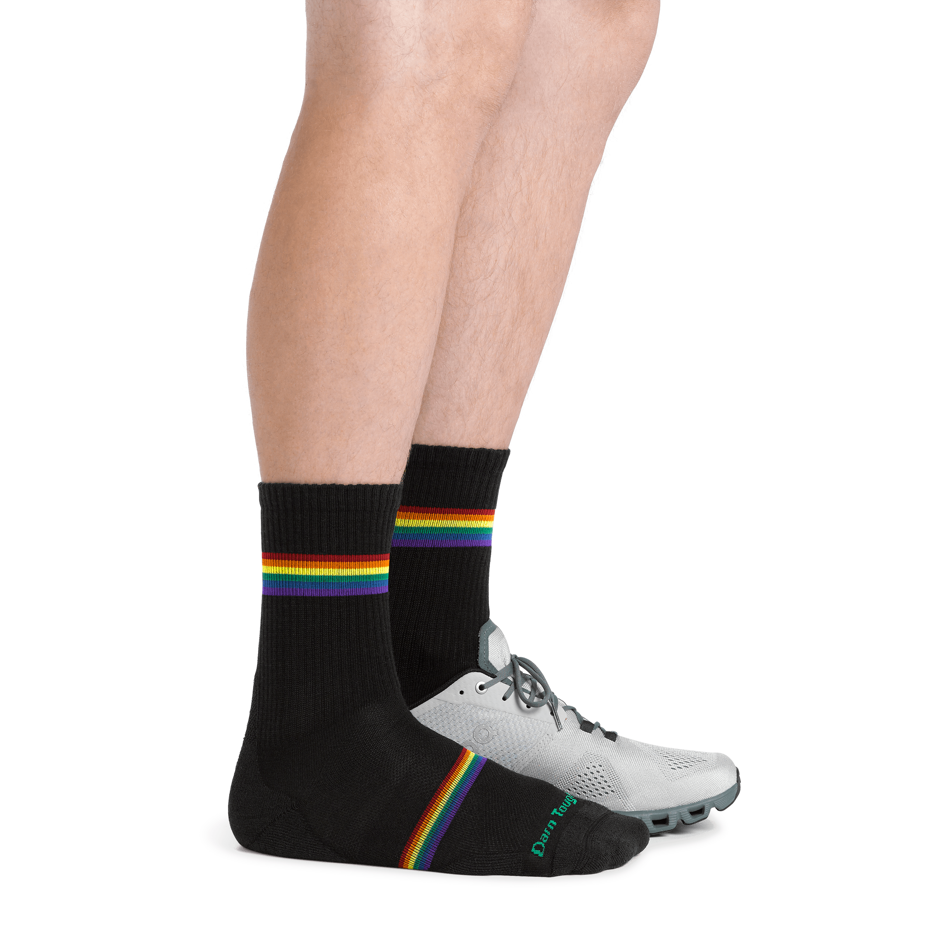 Men's Prism Micro Crew Lightweight Running Sock with Cushion — image 3 of 5