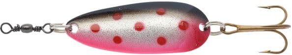 Silver/Red/Dot