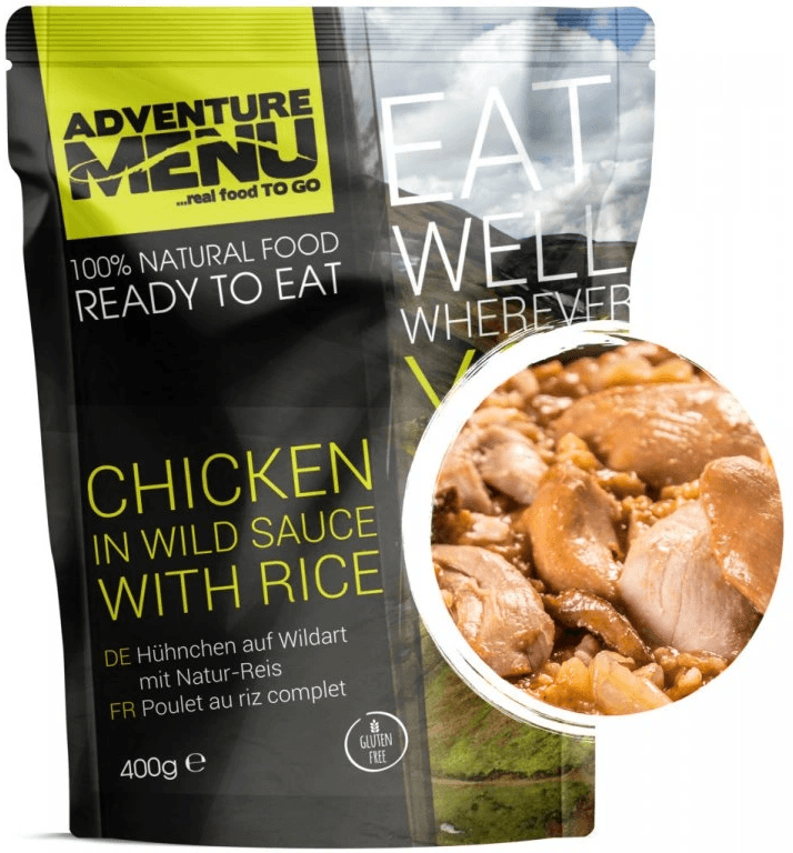 Chicken In Wild Sauce With Rice
