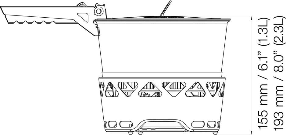 Primus Primetech Stove Set 1x2.3L With Pan — image 11 of 12