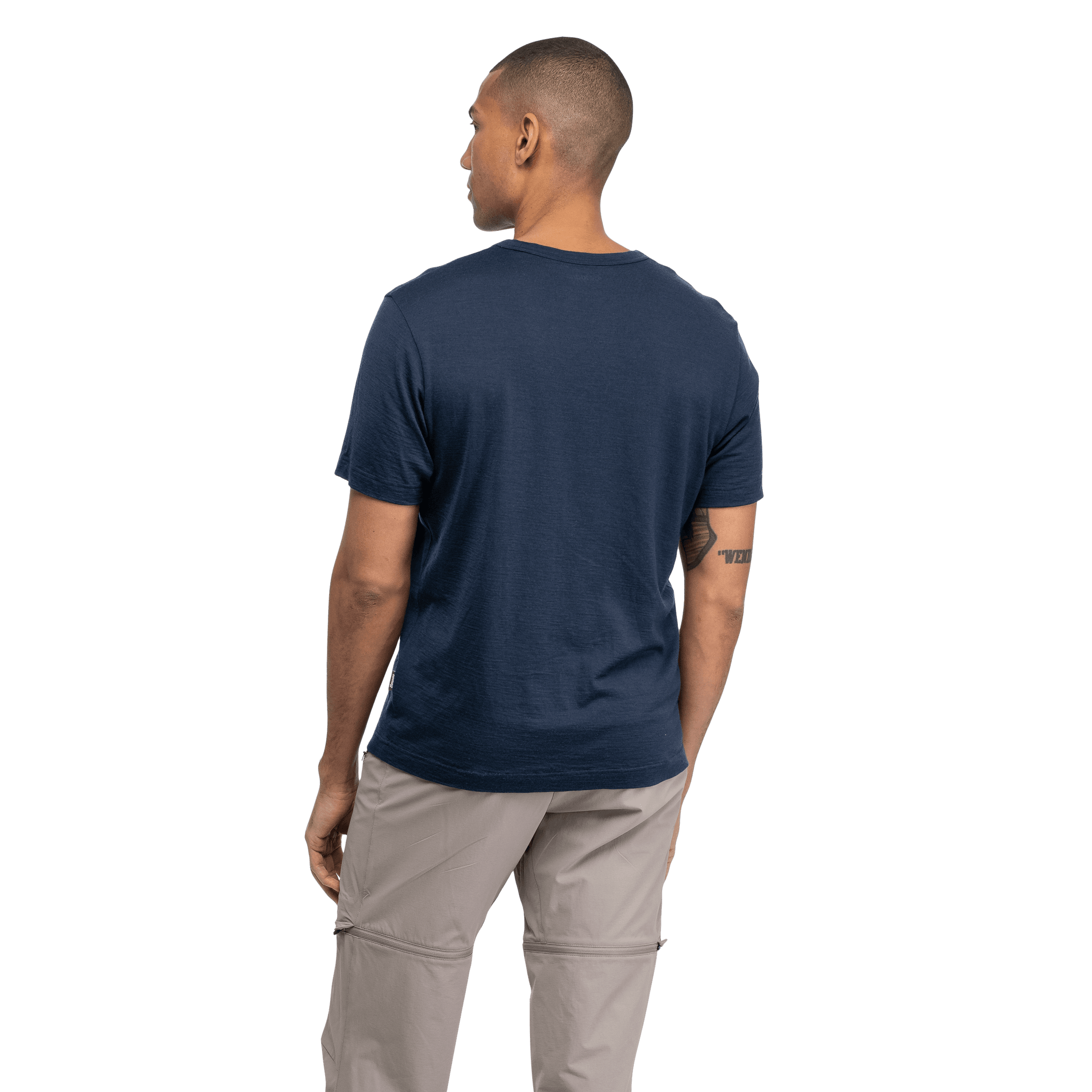 Men's Logo Merino Tee — image 4 of 4