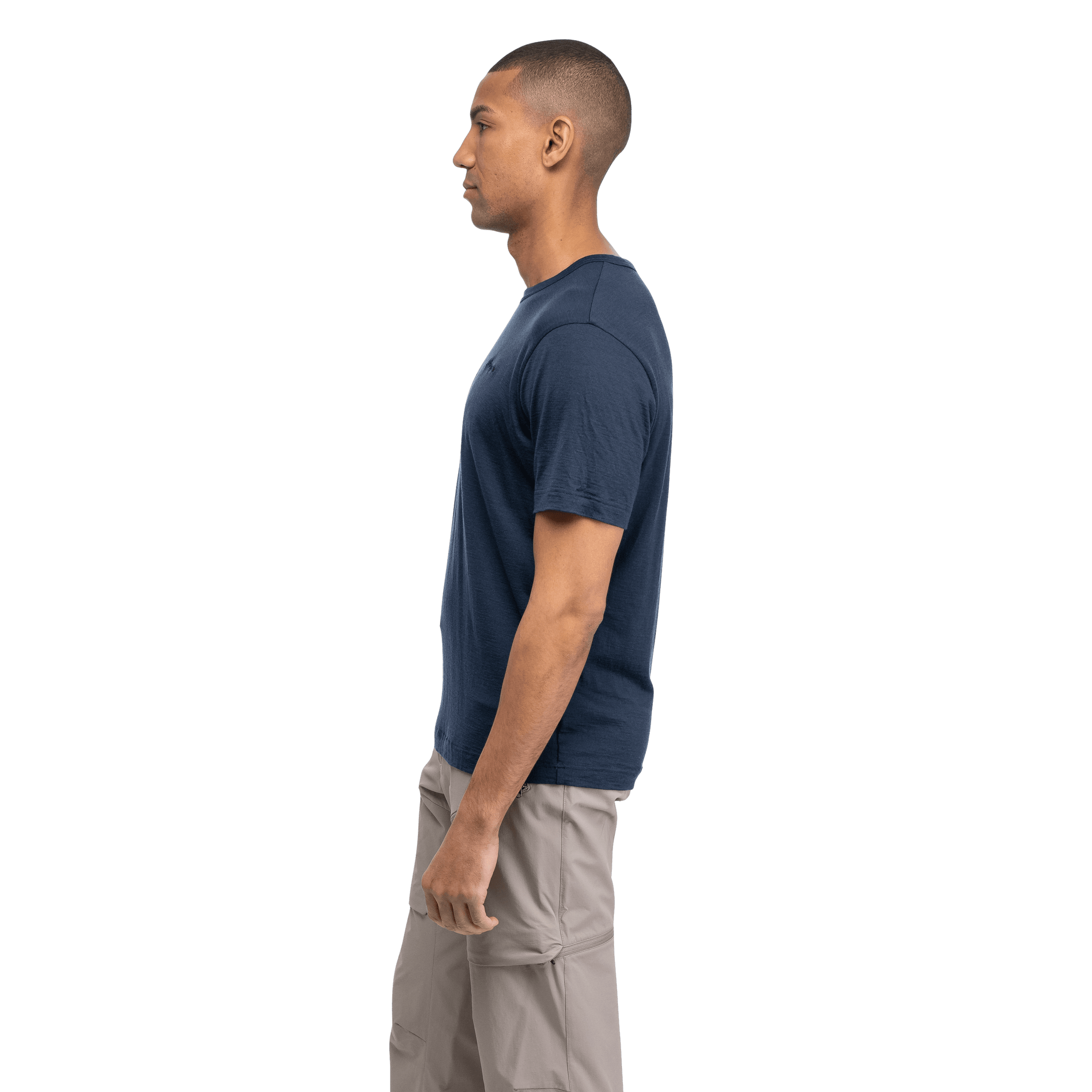 Men's Logo Merino Tee — image 3 of 4