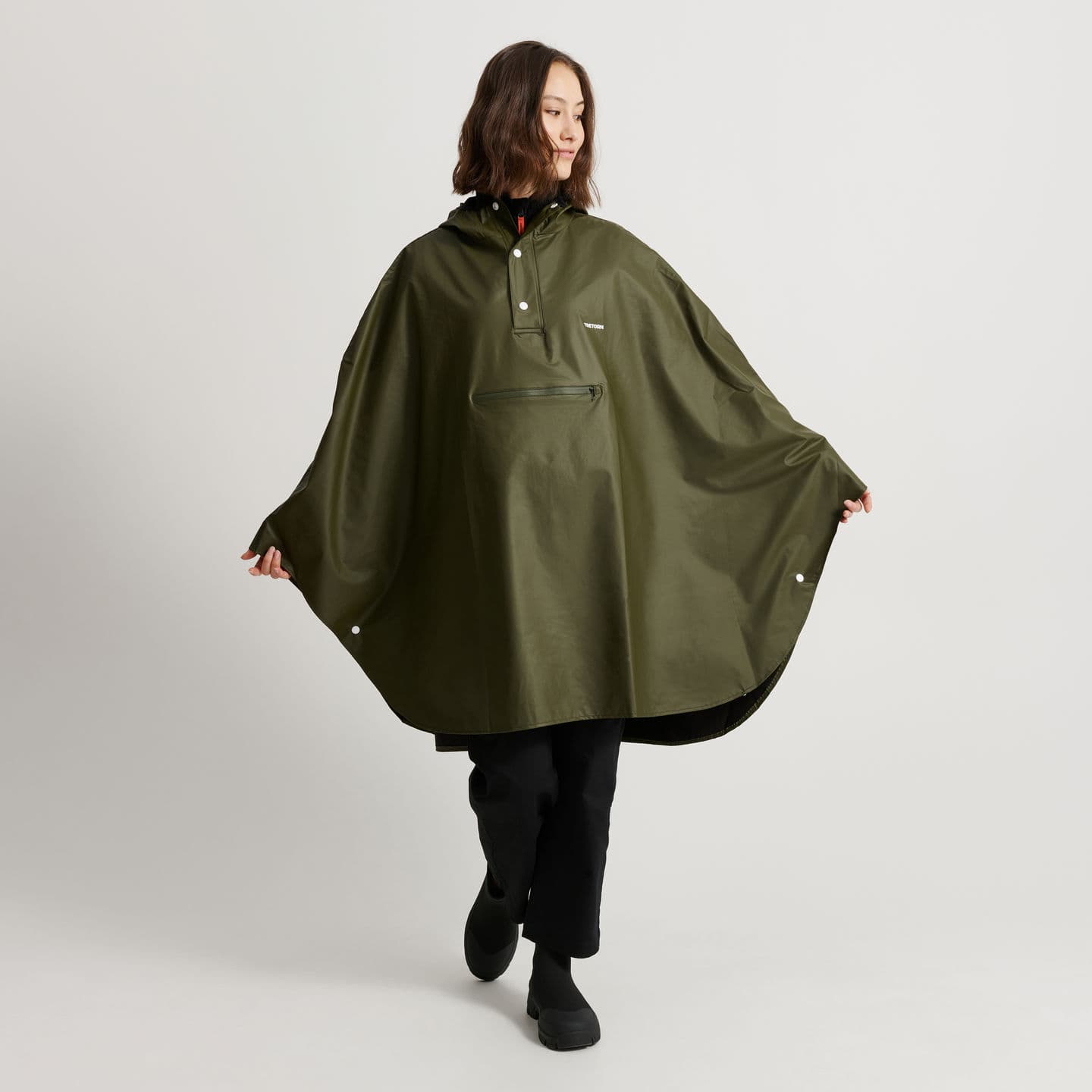 Unisex PU Light Rainponcho — image 4 of 5