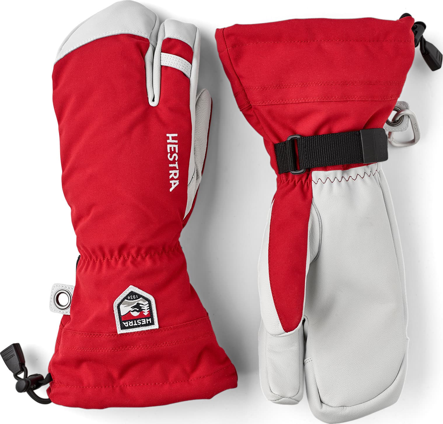 Army Leather Heli Ski 3-Finger