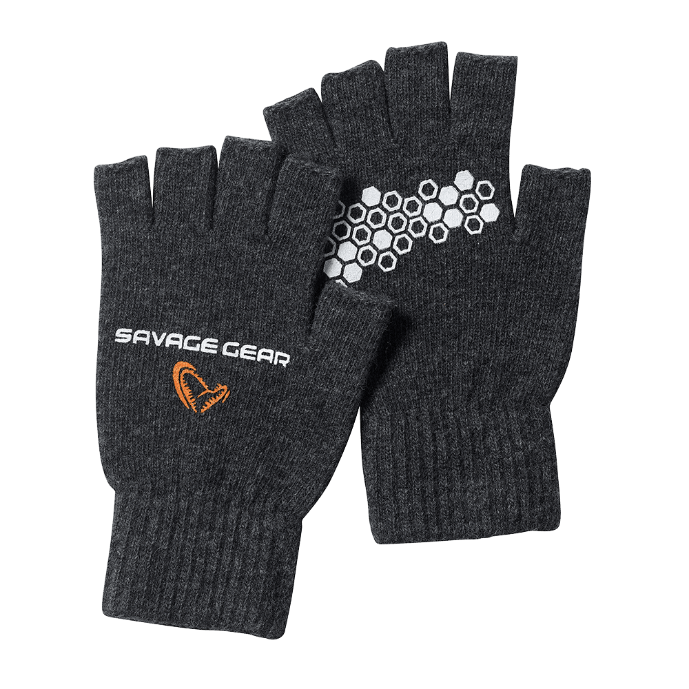 Savage Gear Knitted Half Finger Glove — image 1 of 1