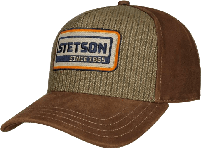 Trucker Cap Cotton Linen Stripe — image 1 of 1