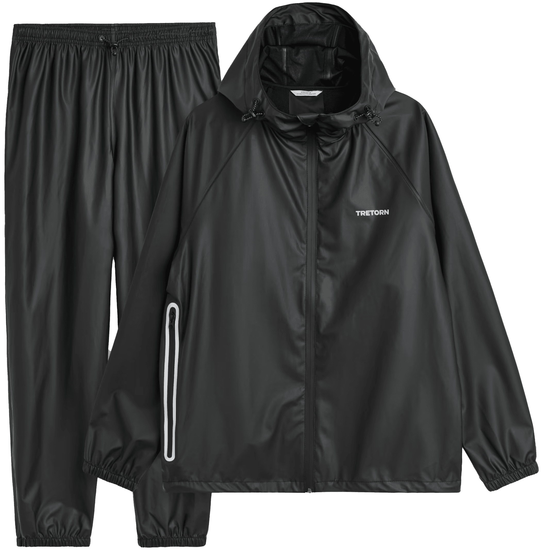 Unisex Packable Rainbreaker Set