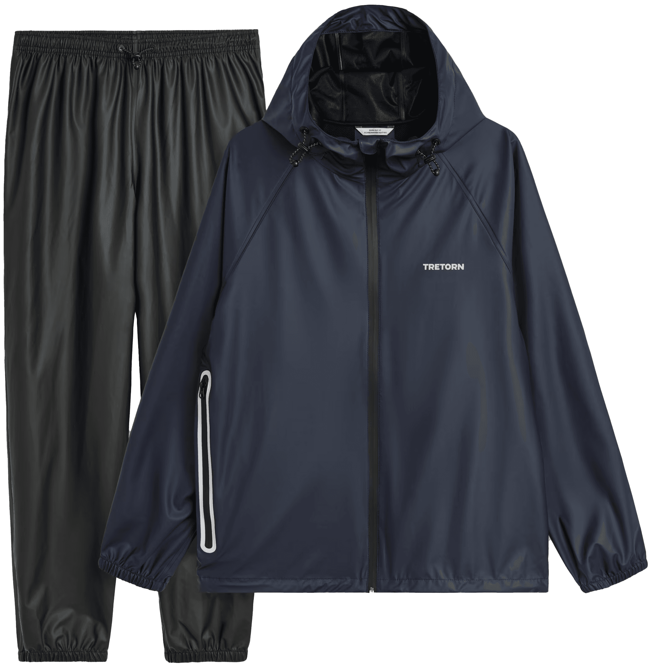 Unisex Packable Rainbreaker Set