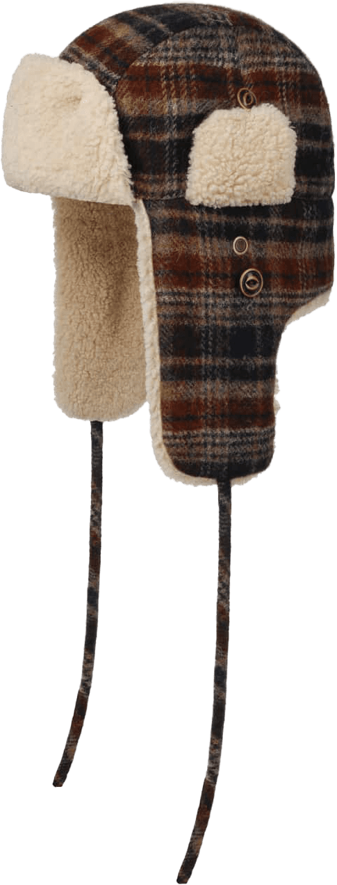 Checked Bomber Aviator Hat