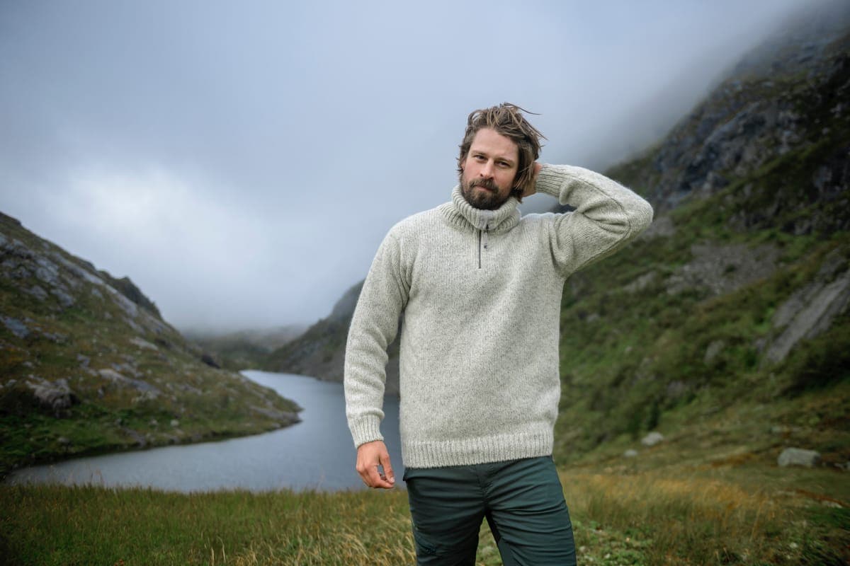 Unisex Nansen Sweater Zip Neck — image 4 of 5