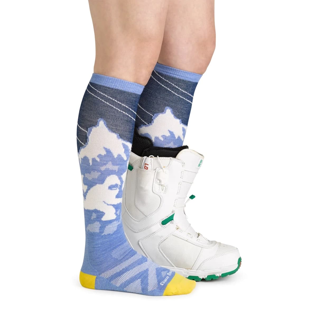 Women's Yeti Over-the-Calf Lightweight Ski & Snowboard Sock No Cushion — image 6 of 8