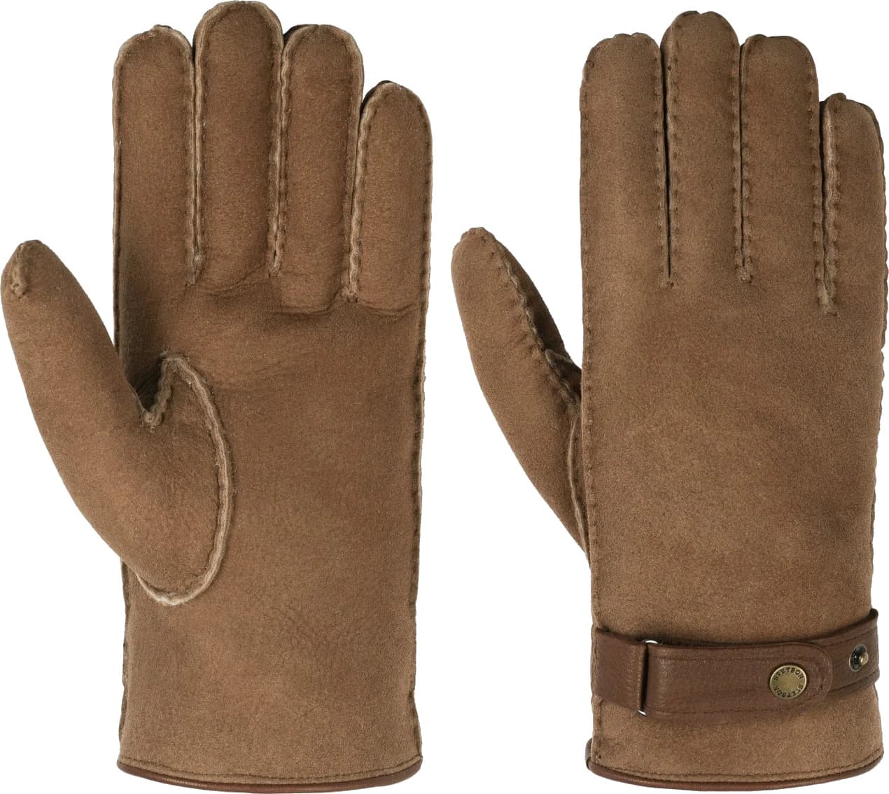 Deerskin Lambswool Gloves — image 1 of 3
