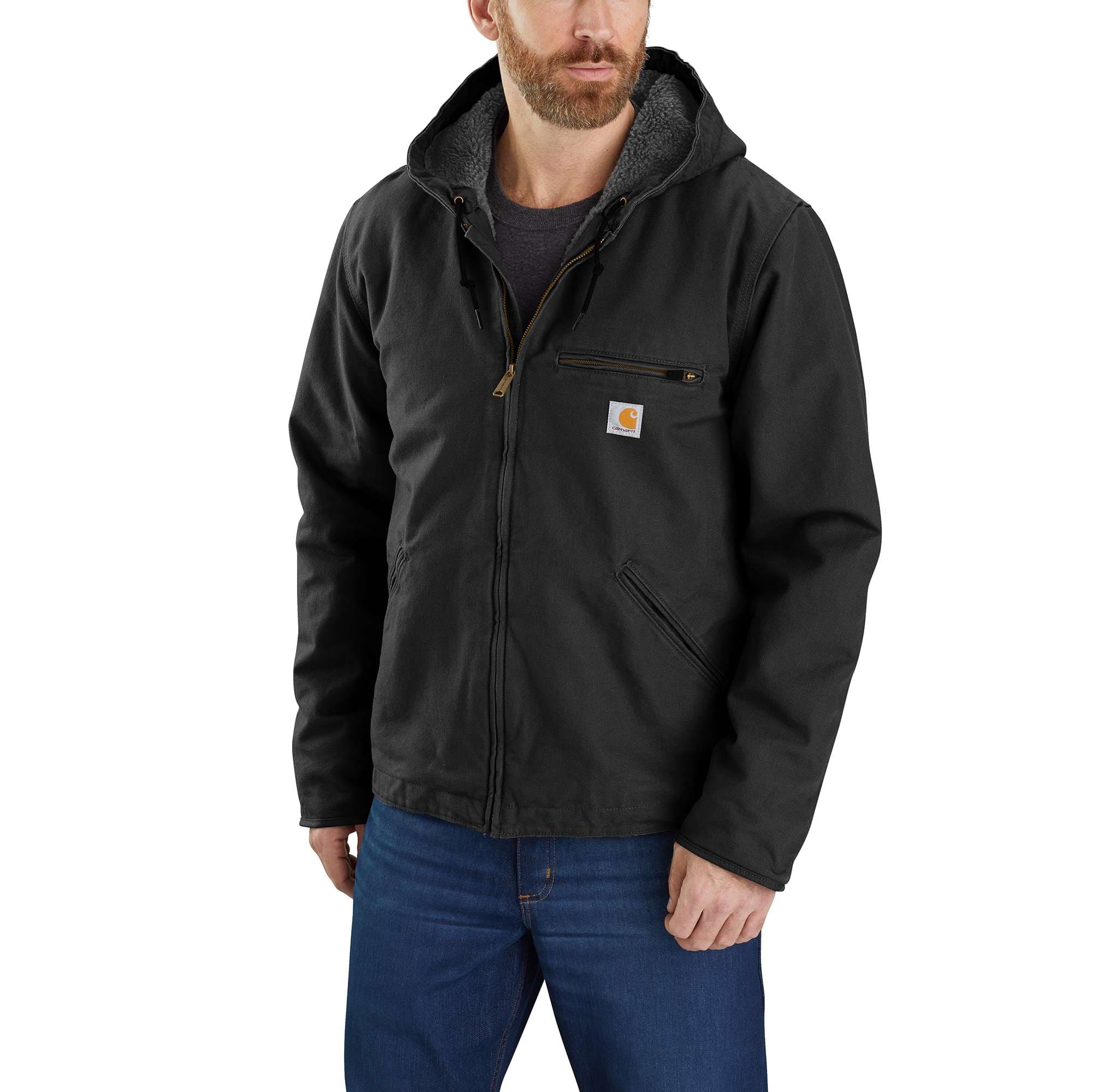 Men's Washed Duck Sherpa Lined Jacket