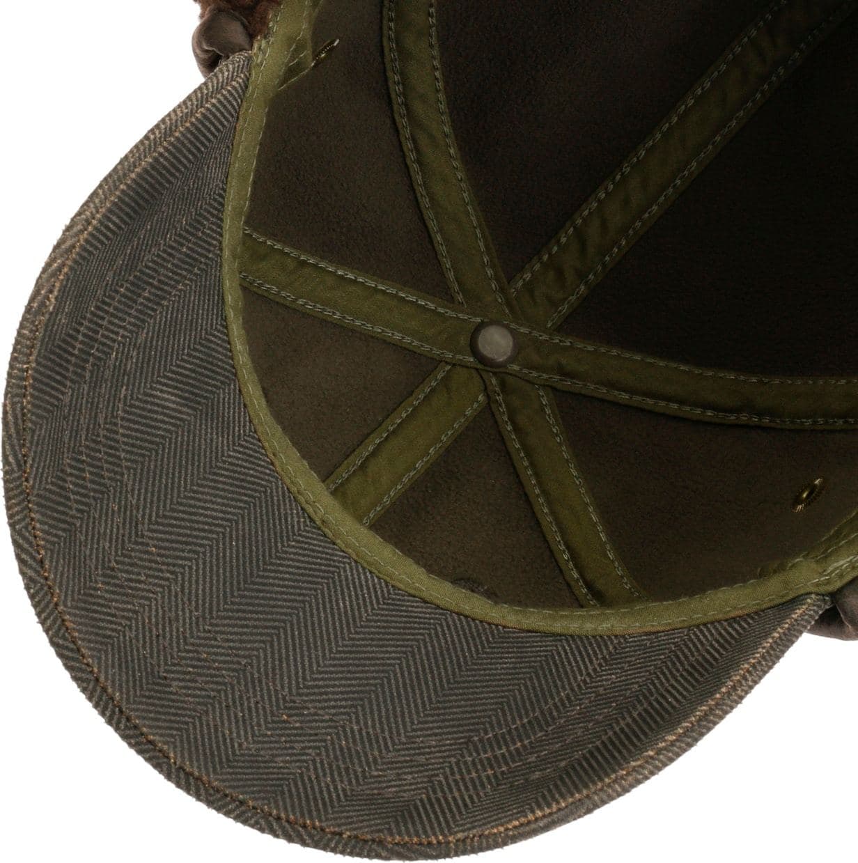 Herringbone Cap with Ear Flaps — image 4 of 5