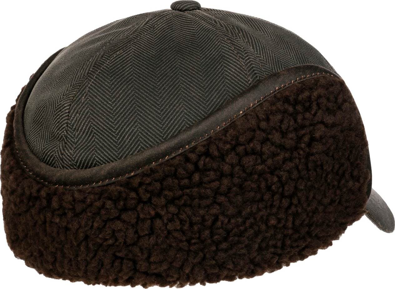 Herringbone Cap with Ear Flaps — image 2 of 5