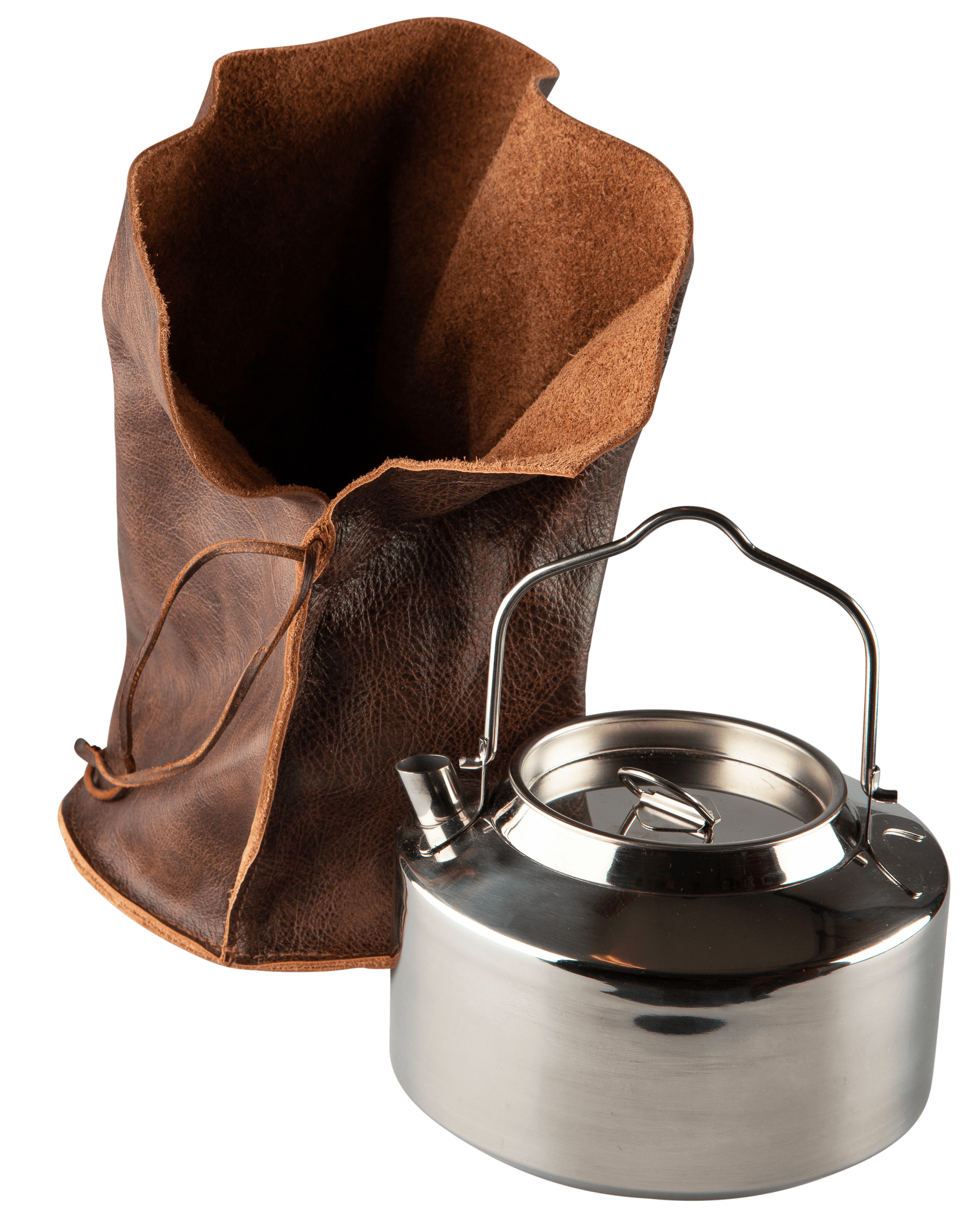 Leather Pouch For Coffee Pot — image 2 of 2
