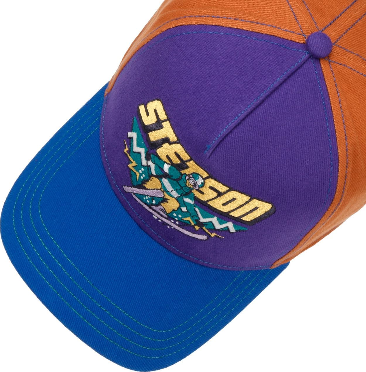 Stetson Ski Trucker Colour Block Cap — image 2 of 5