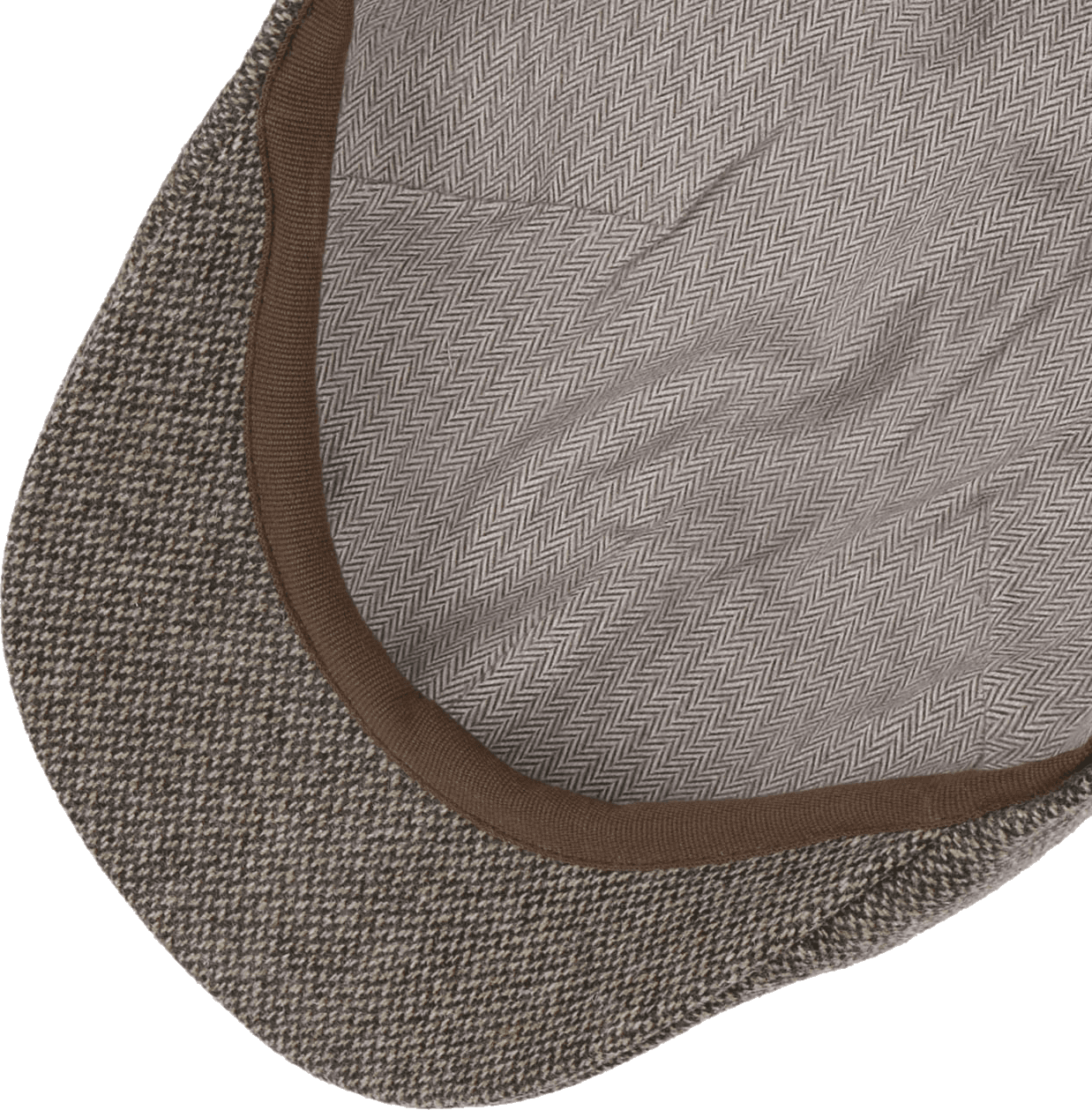 Men's Texas Fine Herringbone Flat Cap — image 3 of 4