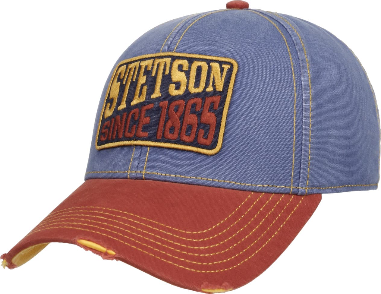 Stetson-7721145-Baseball Cap Since 1865 Vintage Distressed — image 1 of 5