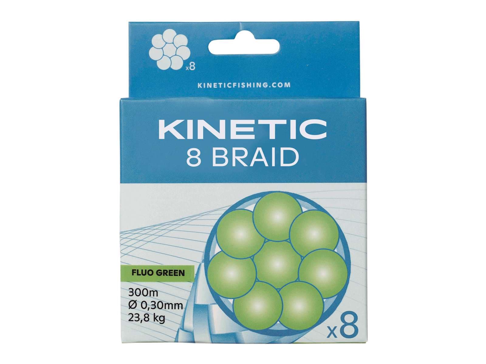 Kinetic 8 Braid Fluo Green