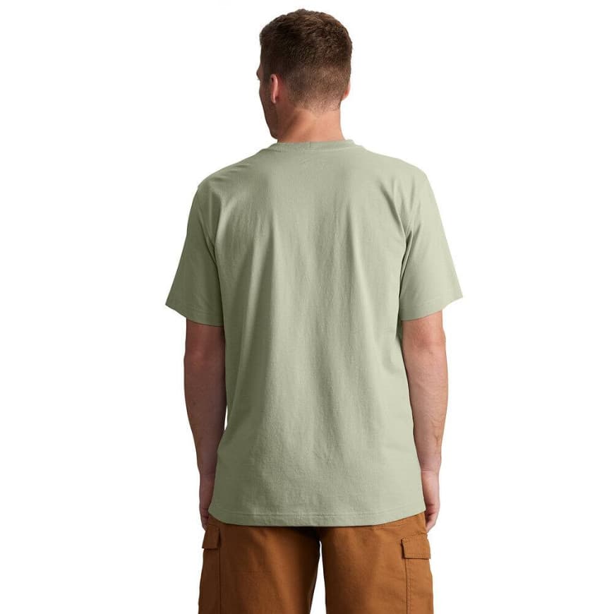 Men's Relaxed Fit Lightweight Short-Sleeve Script Patch T-Shirt  — image 2 of 2