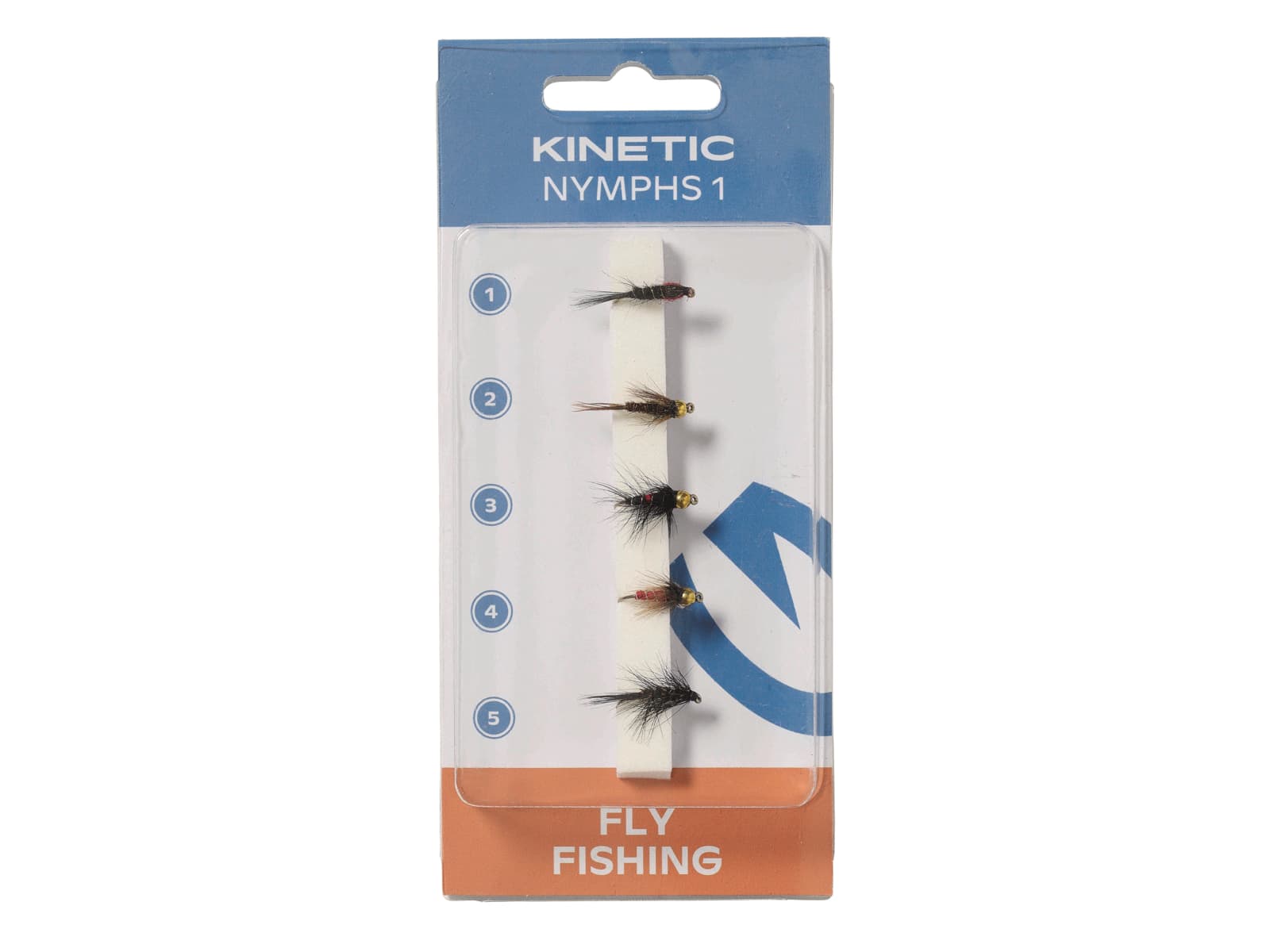Kinetic Nympf Flies 1 5pcs Klassiske Ørretnymfer