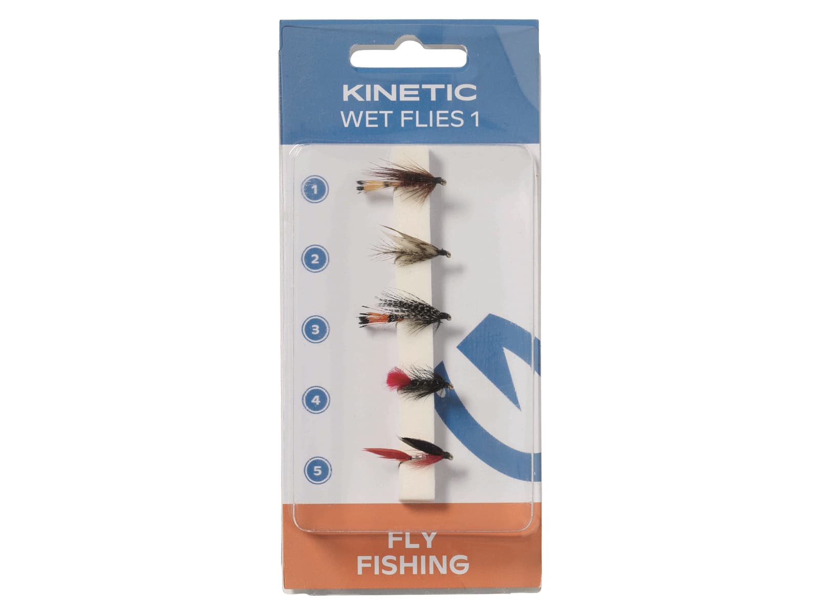 Kinetic Wet Flies 1 5pcs Klassiske Ørretfluer
