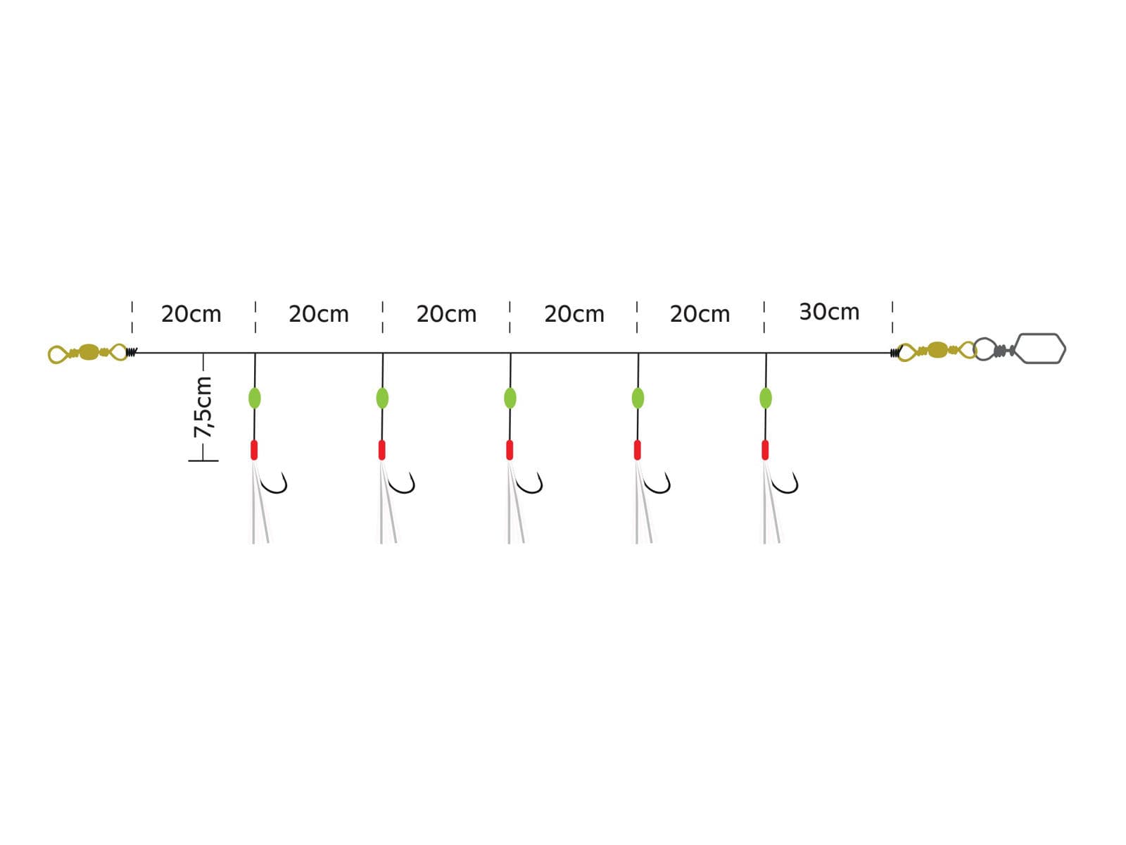 Kinetic Sabiki Nordic Mackerel — image 2 of 2