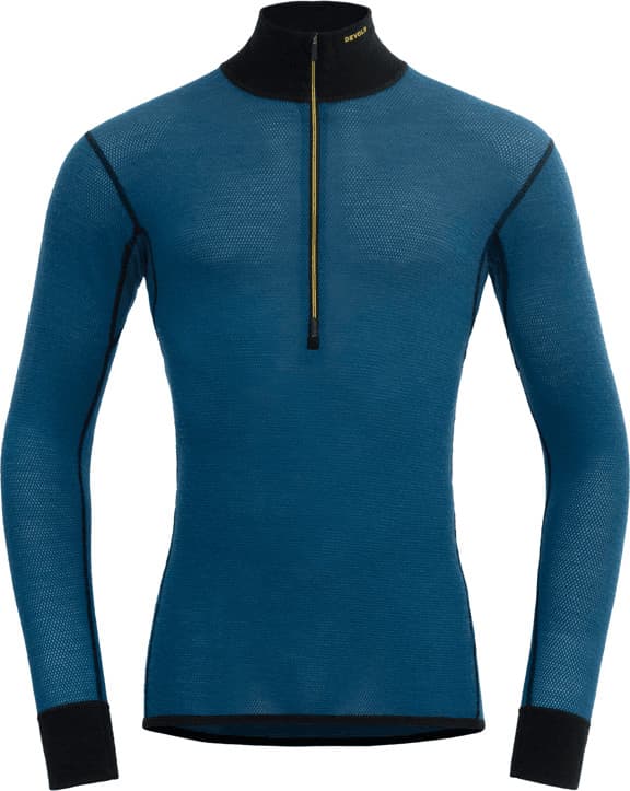 Men's Wool Mesh 190 Zip Neck