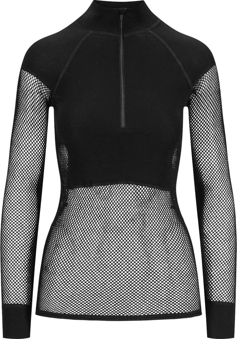 Women's Wool Thermo Zip Polo — image 1 of 2