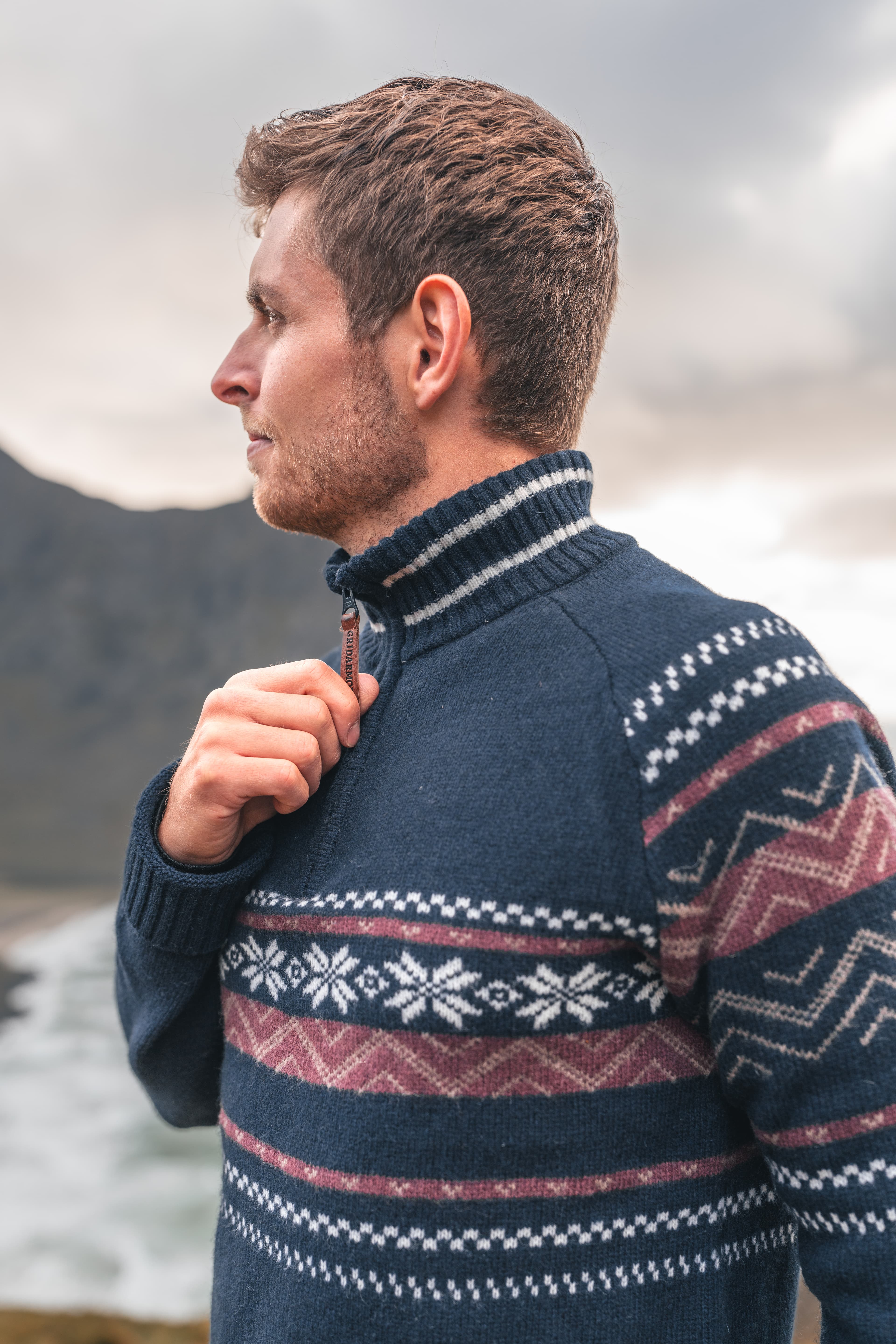 Men's Snøstjerne Half Zip Ullgenser — image 16 of 16