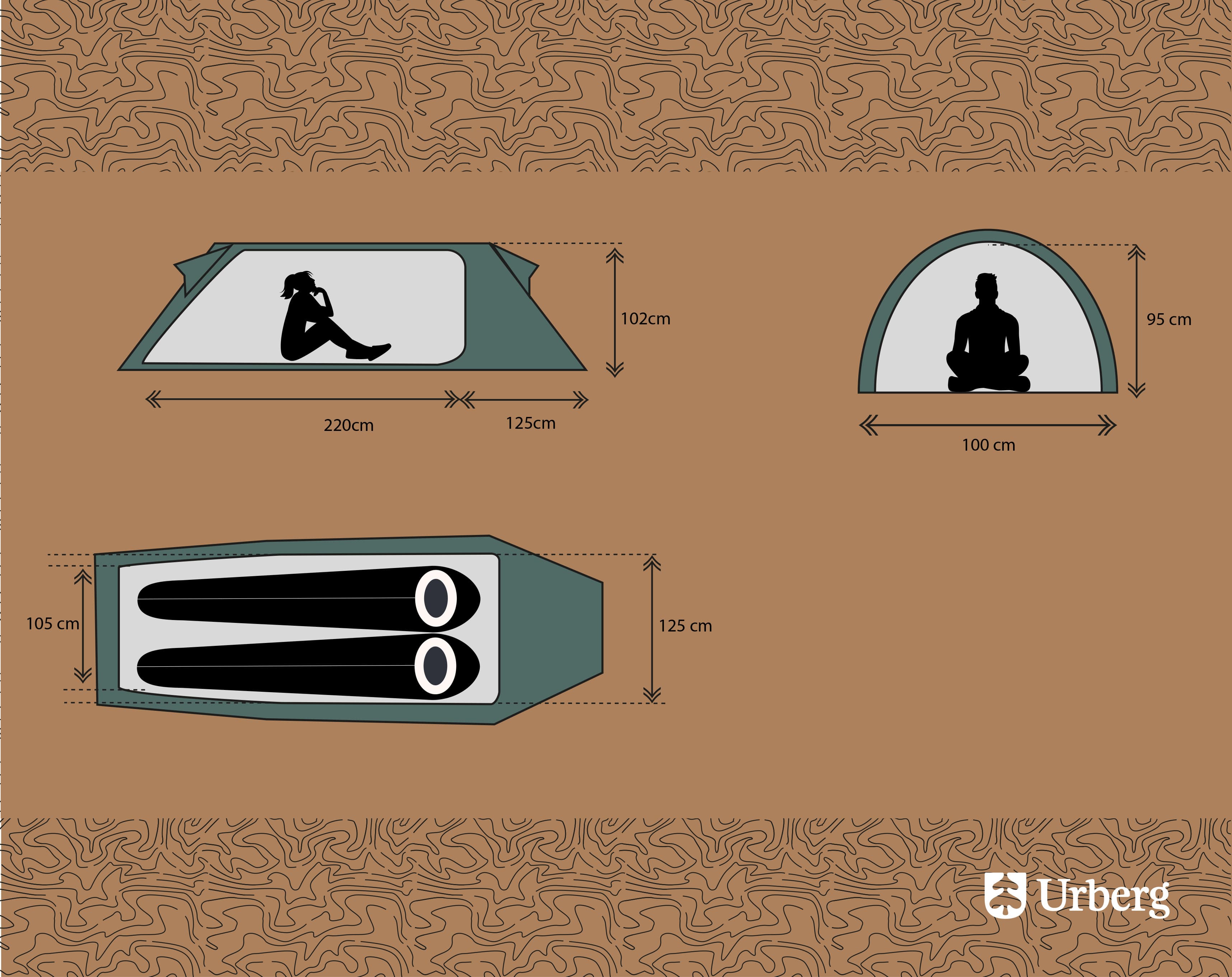 2 P Tunnel Tent — image 5 of 5
