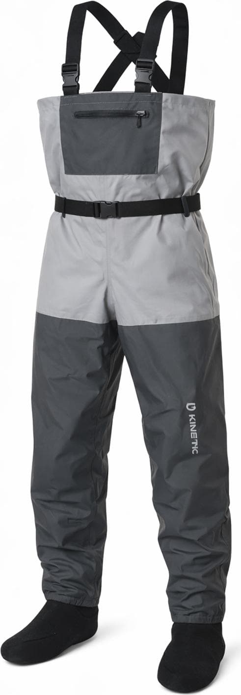O2 V4 stockingfoot vadebukse Light Grey/Grey