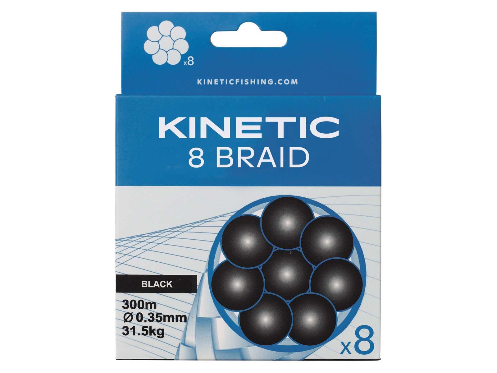 Kinetic 8 Braid Black — image 1 of 2