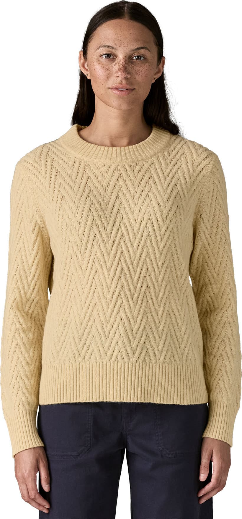 Women's Recycled Wool-Blend Crewneck Sweater — image 2 of 3