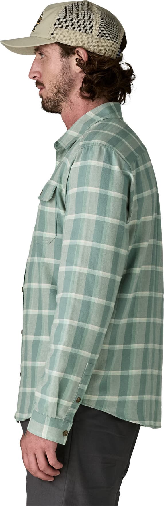 Patagonia-P42410-M's L/S Cotton in Conversion LW Fjord Flannel Shirt — image 3 of 8