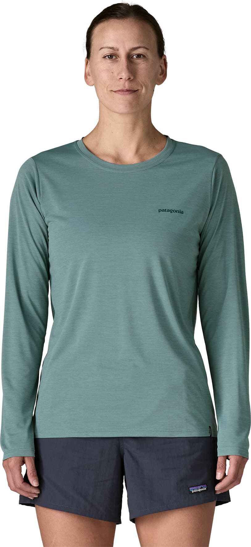 Women's Long Sleeved Capilene Cool Daily Shirt Boardshort Logo — image 2 of 5